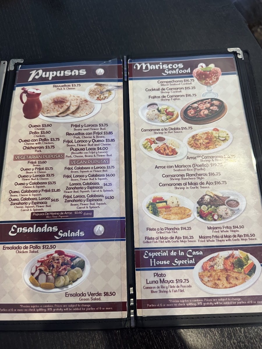 Luna Maya Grill Menu - Image 6